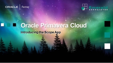 Oracle Primavera Cloud - Introducing the Scope App